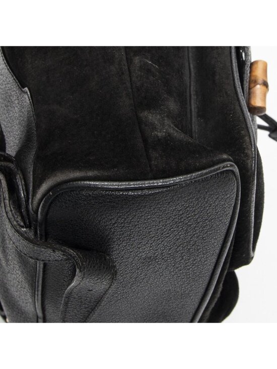 Gucci Rajibanbu Backpack Black Suede Leather main image 8